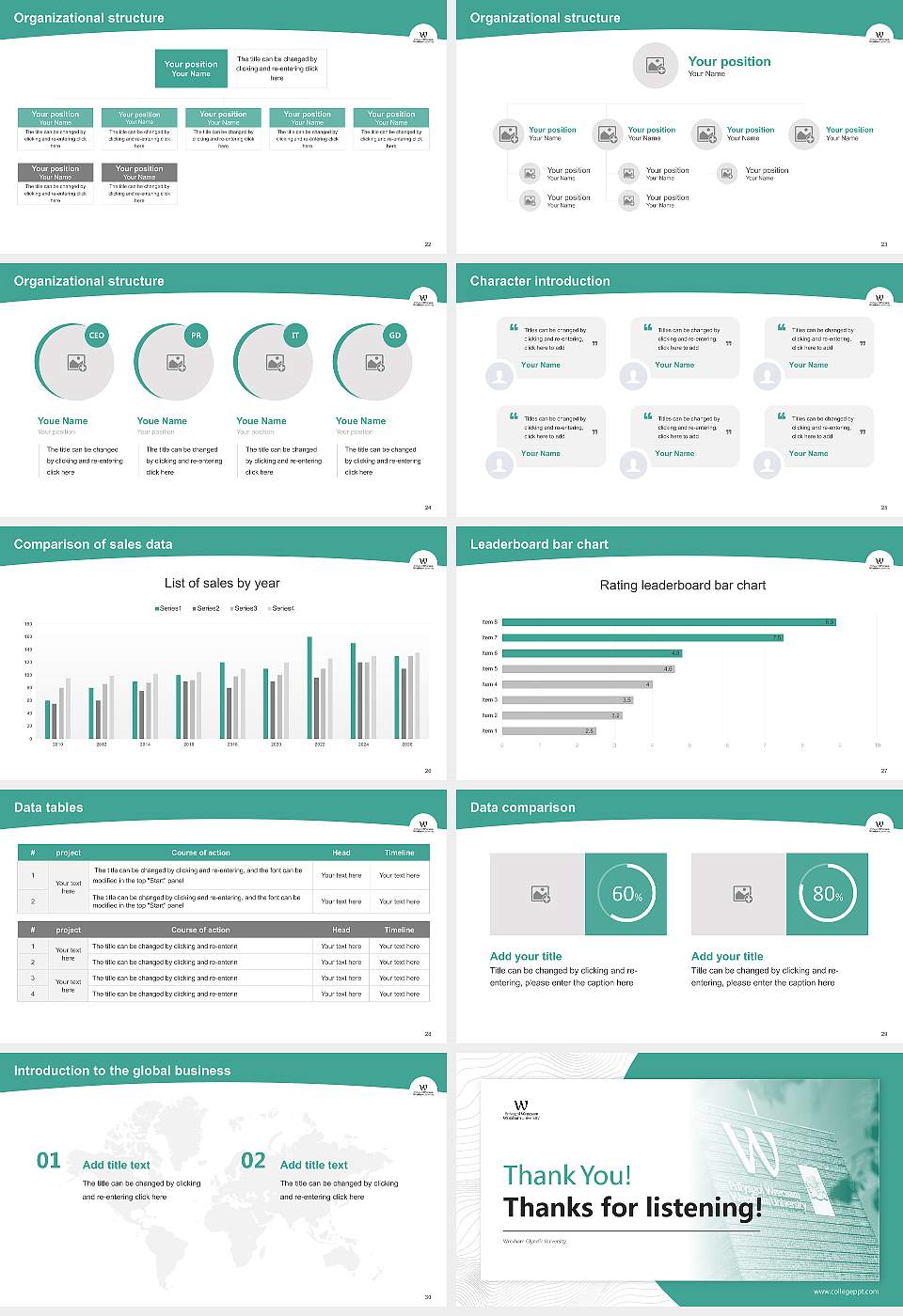 Wrexham Glynd?r University Academic Presentation/Research Findings Report PPT Template16:9 ratio PPT effect preview image4