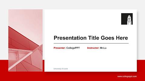 University of Leeds General Purpose PPT Template
