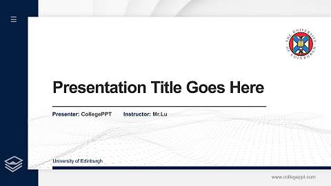 University of Edinburgh Thesis Proposal/Graduation Defense PPT Template