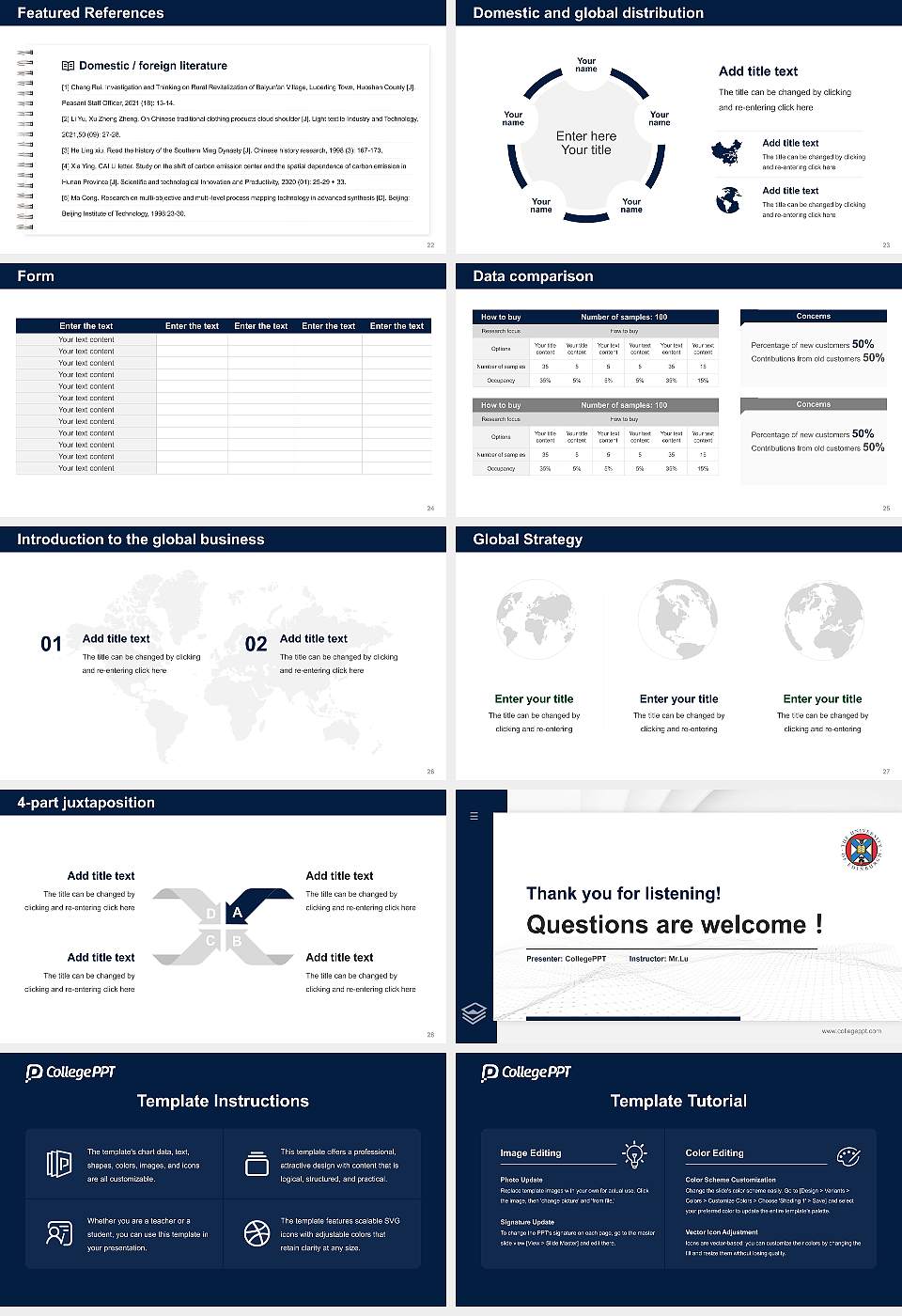 University of Edinburgh Thesis Proposal/Graduation Defense PPT Template16:9 ratio PPT effect preview image4