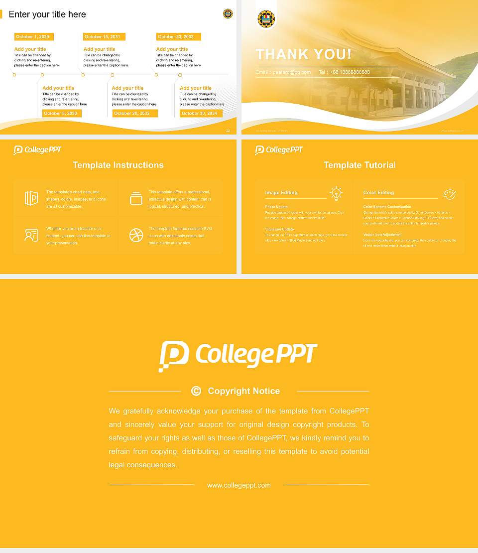 Joong-ang Sangha University Lecture Sharing and Networking Event PPT Template16:9 ratio PPT effect preview image4