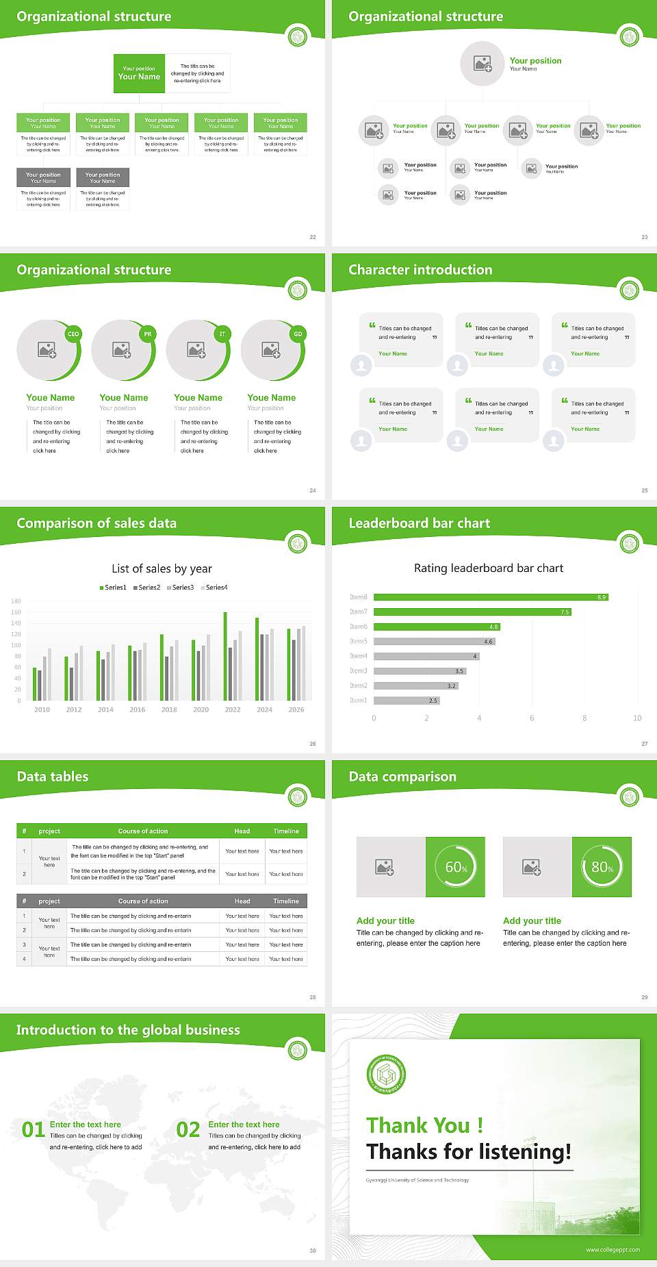 Gyeonggi University of Science and Technology Academic Presentation/Research Findings Report PPT Template4:3 ratio PPT effect preview image4