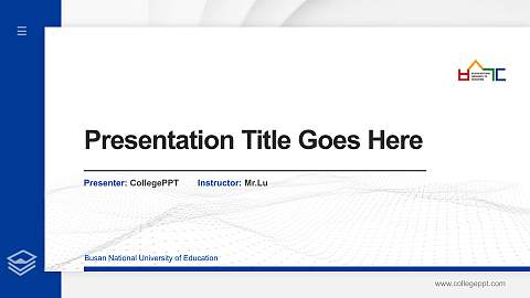 Busan National University of Education Thesis Proposal/Graduation Defense PPT Template