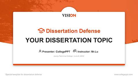 Jeonju Technical College Graduation Thesis Defense PPT Template