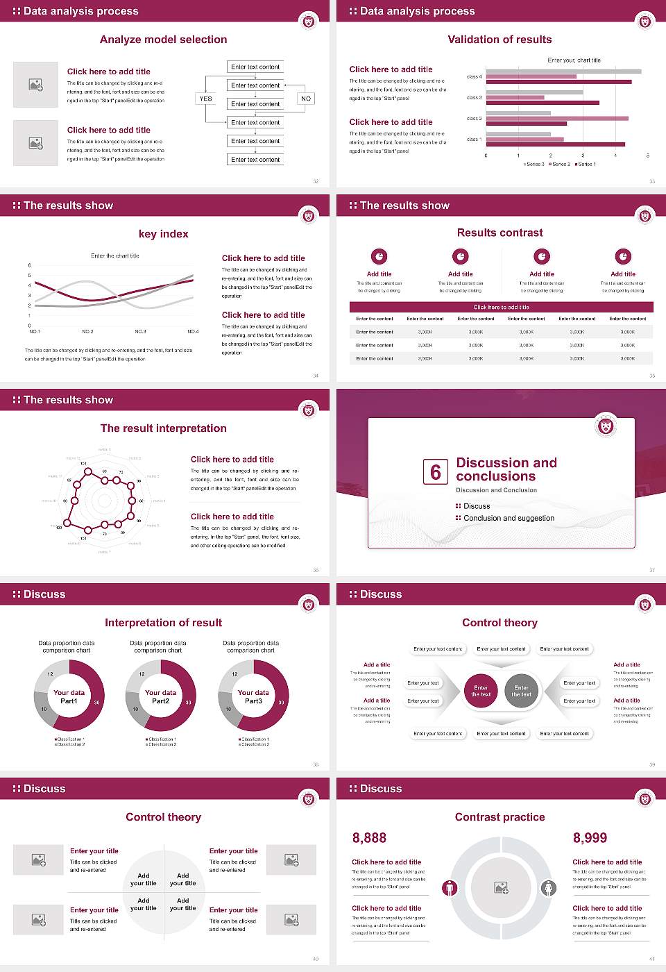 Chungbuk National University Graduation Thesis Defense PPT Template16:9 ratio PPT effect preview image5