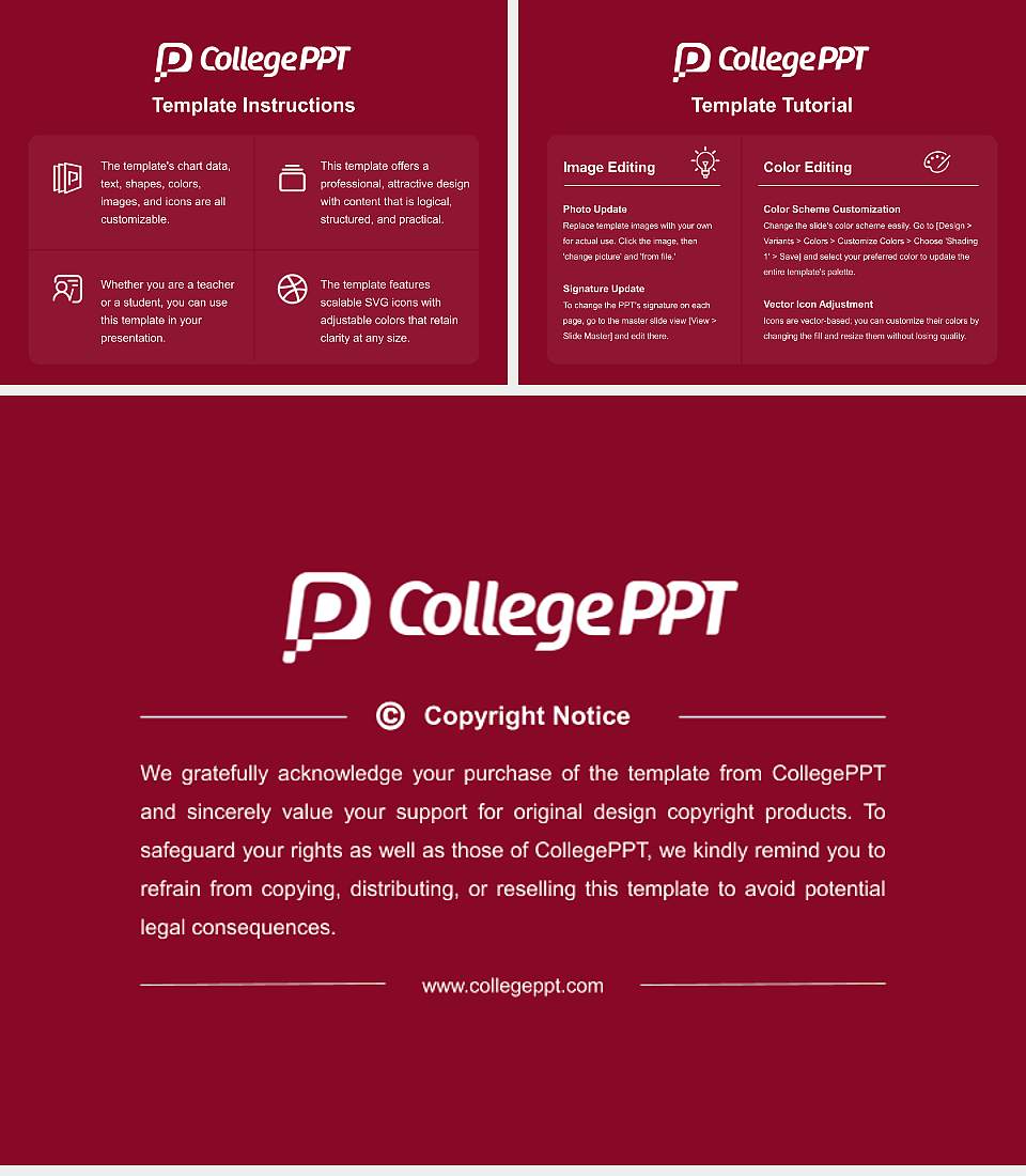 Kimpo University Course/Courseware Creation PPT Template4:3 ratio PPT effect preview image5