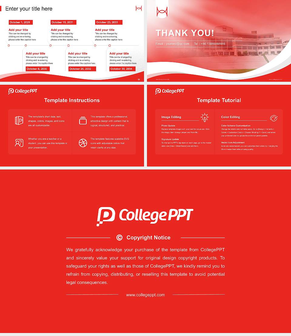 Hanzhung University Lecture Sharing and Networking Event PPT Template16:9 ratio PPT effect preview image4
