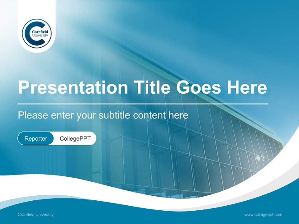 Cranfield University Lecture Sharing and Networking Event PPT Template4:3 ratio PPT effect preview image4