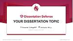 De Montfort University Graduation Thesis Defense PPT Template