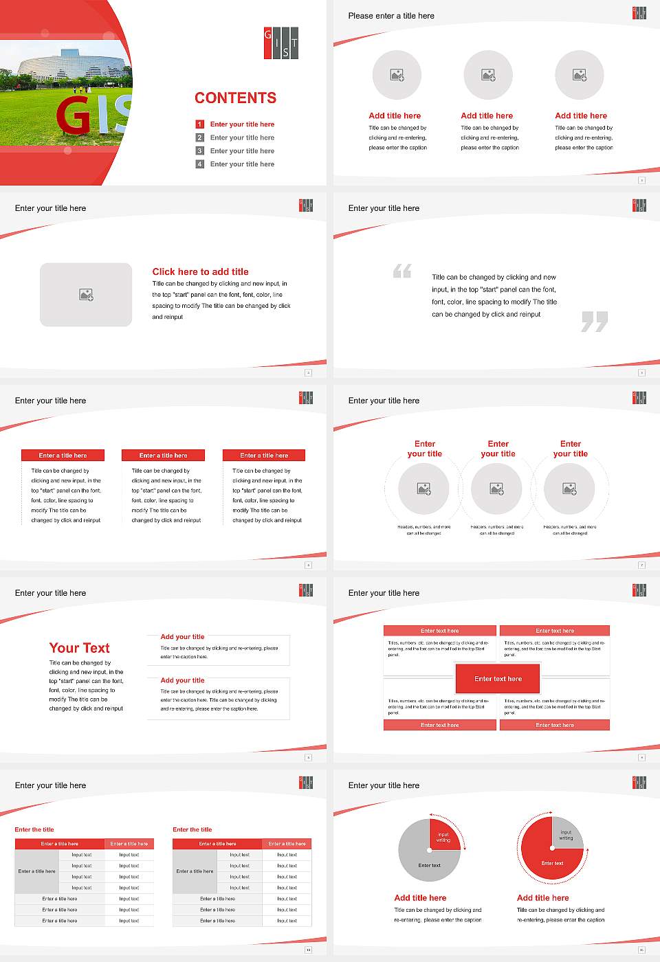 Gwangju Institute of Science and Technology Course/Courseware Creation PPT Template16:9 ratio PPT effect preview image2