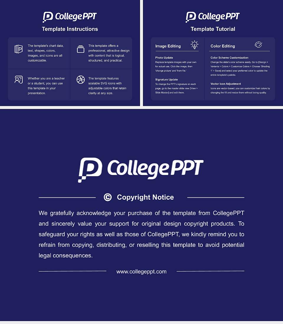 Daegu Technical University Course/Courseware Creation PPT Template4:3 ratio PPT effect preview image5