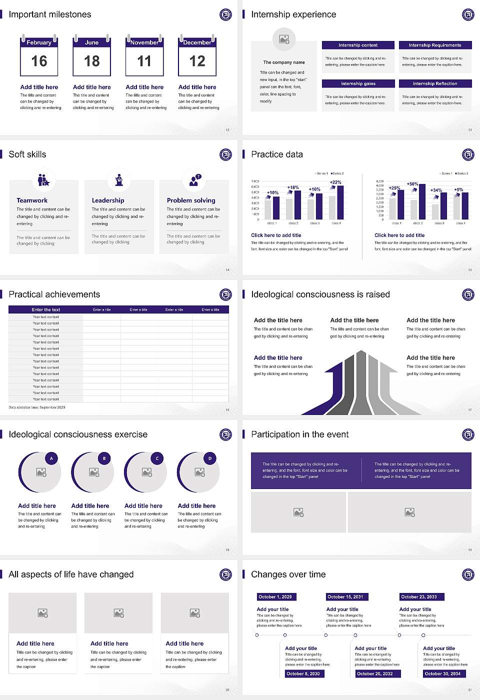 Busan Kyungsang College National Scholarship Defense PPT Template16:9 ratio PPT effect preview image3