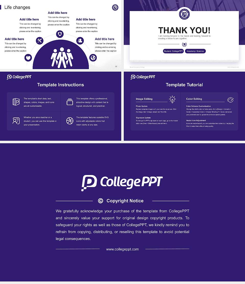 Busan Kyungsang College National Scholarship Defense PPT Template16:9 ratio PPT effect preview image4