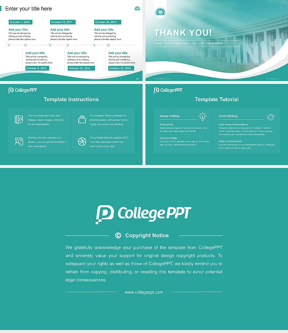 Mokpo National University Lecture Sharing and Networking Event PPT Template16:9 ratio PPT effect preview image4