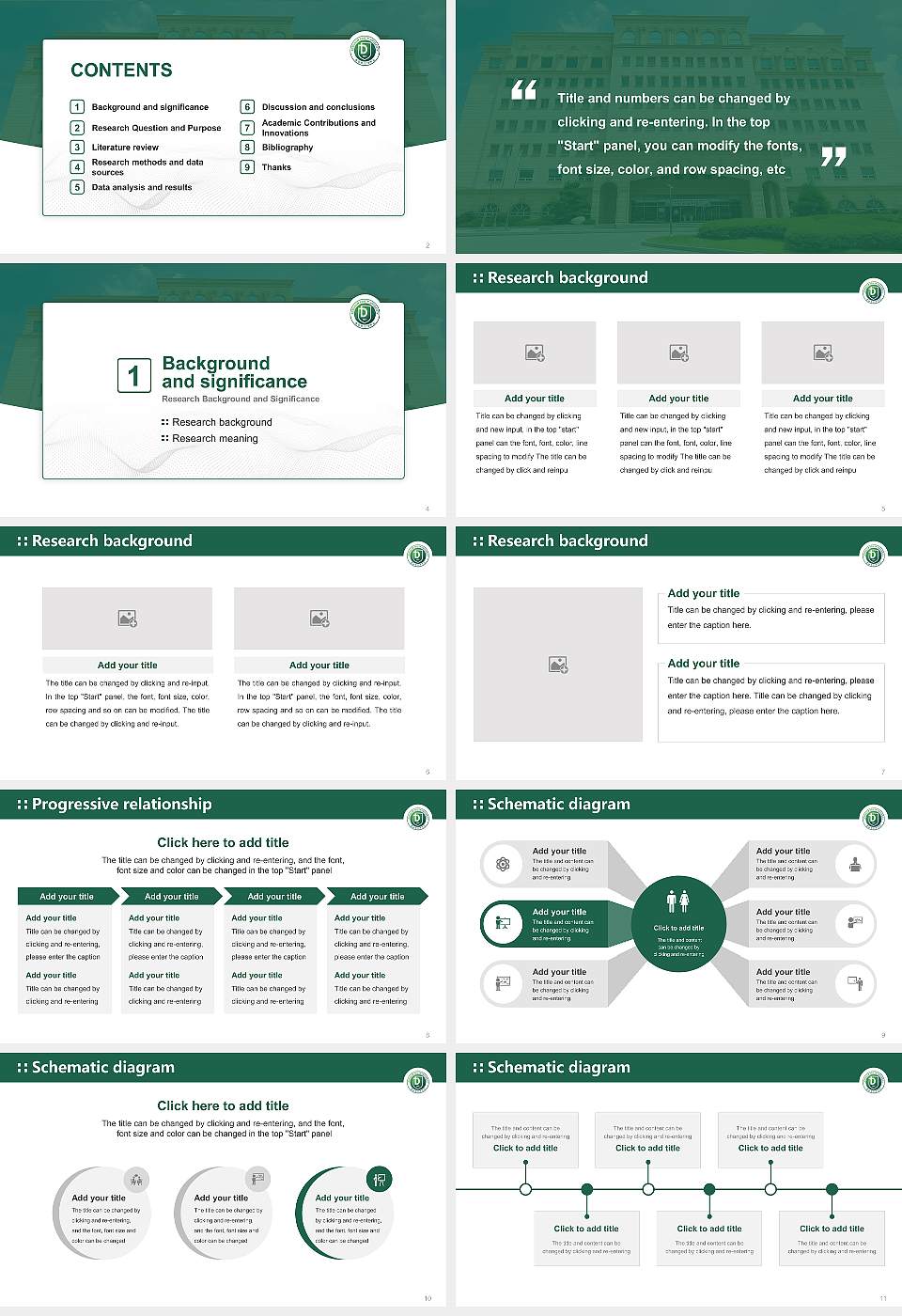 Dongnam Health University Graduation Thesis Defense PPT Template16:9 ratio PPT effect preview image2