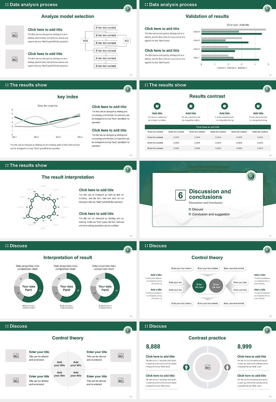 Dongnam Health University Graduation Thesis Defense PPT Template16:9 ratio PPT effect preview image5
