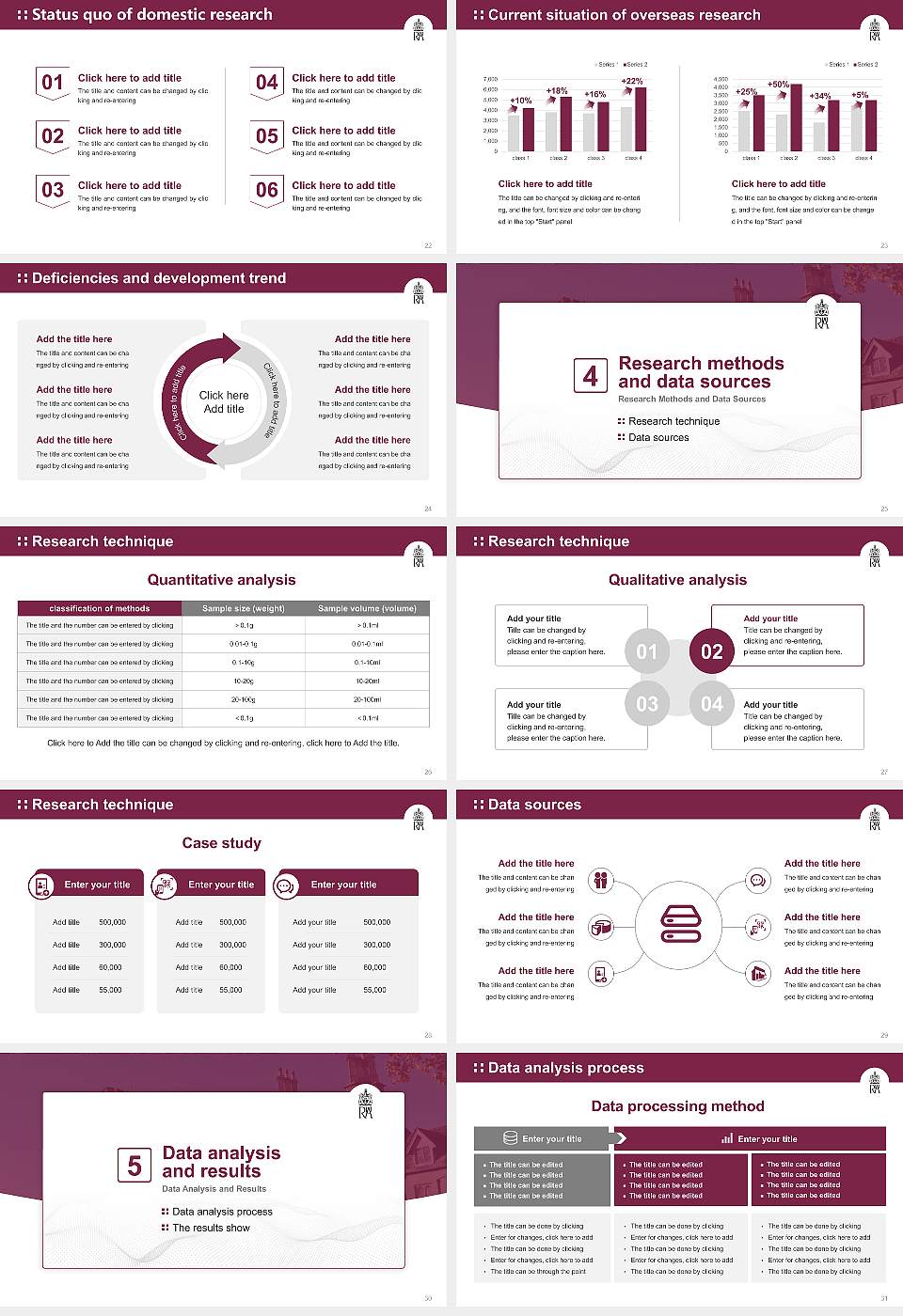 Royal Agricultural University Graduation Thesis Defense PPT Template16:9 ratio PPT effect preview image4