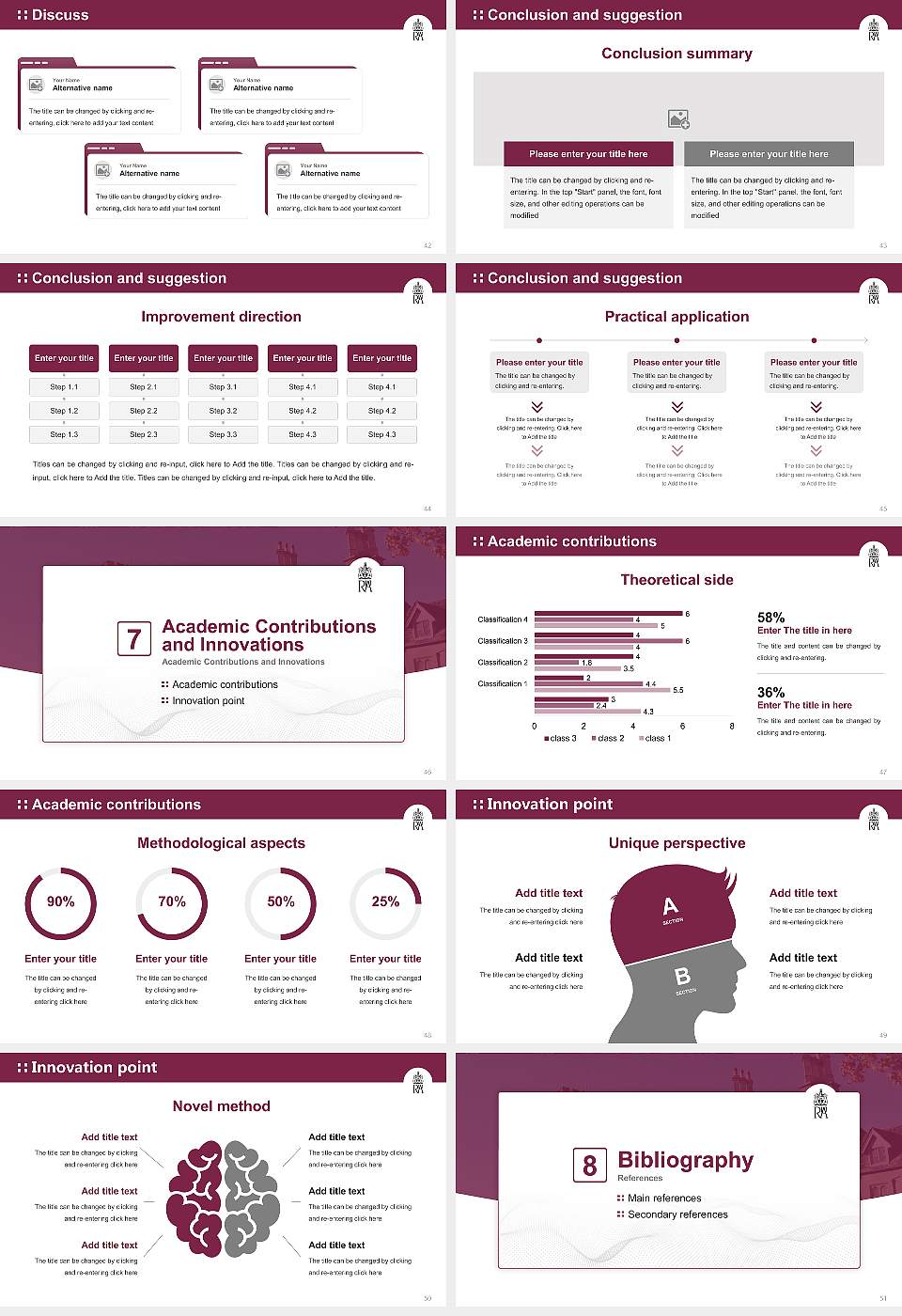 Royal Agricultural University Graduation Thesis Defense PPT Template16:9 ratio PPT effect preview image6