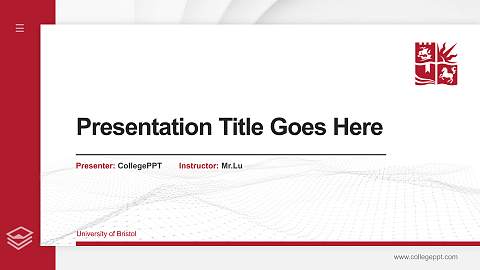 University of Bristol Thesis Proposal/Graduation Defense PPT Template
