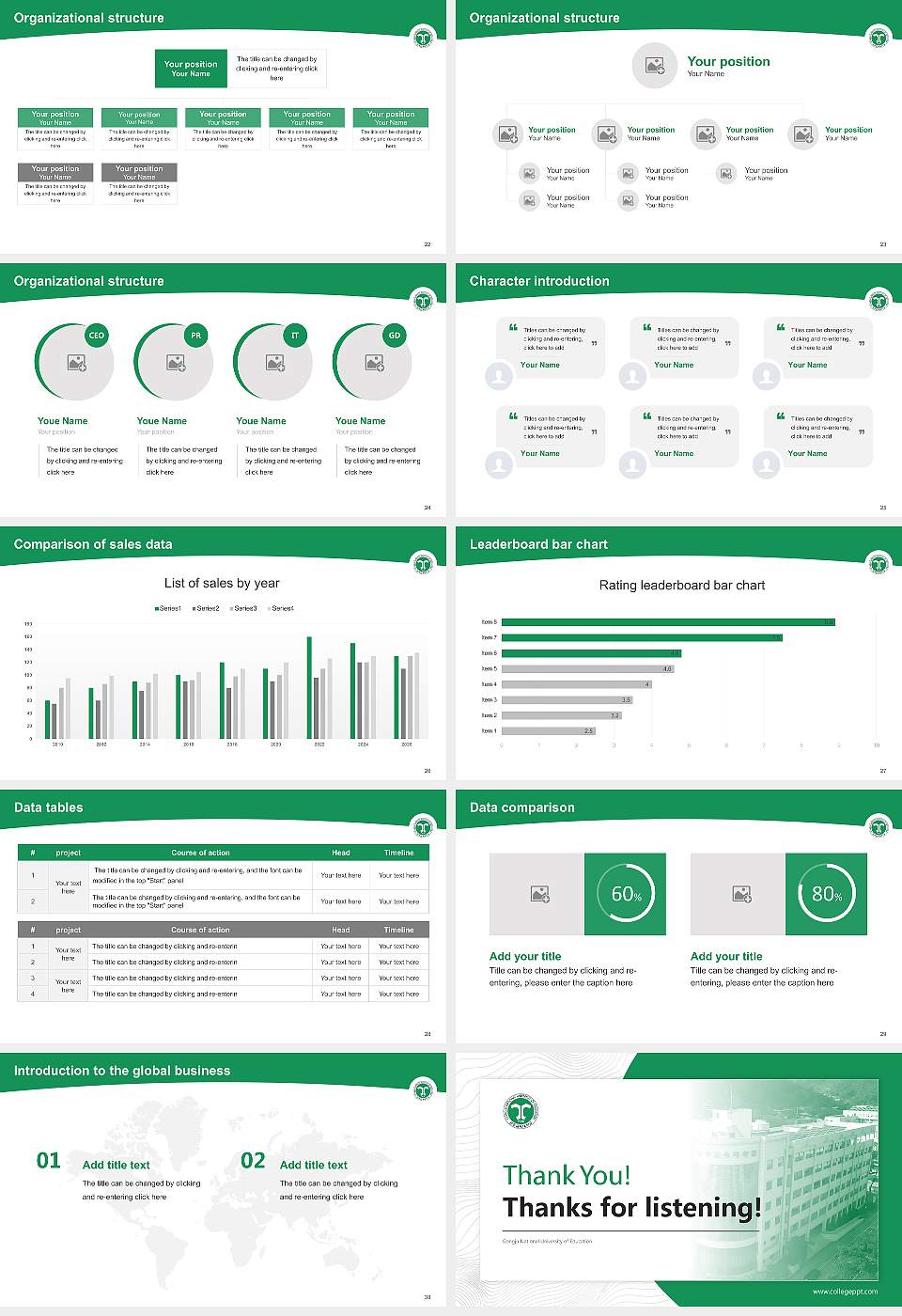 Gongju National University of Education Academic Presentation/Research Findings Report PPT Template16:9 ratio PPT effect preview image4