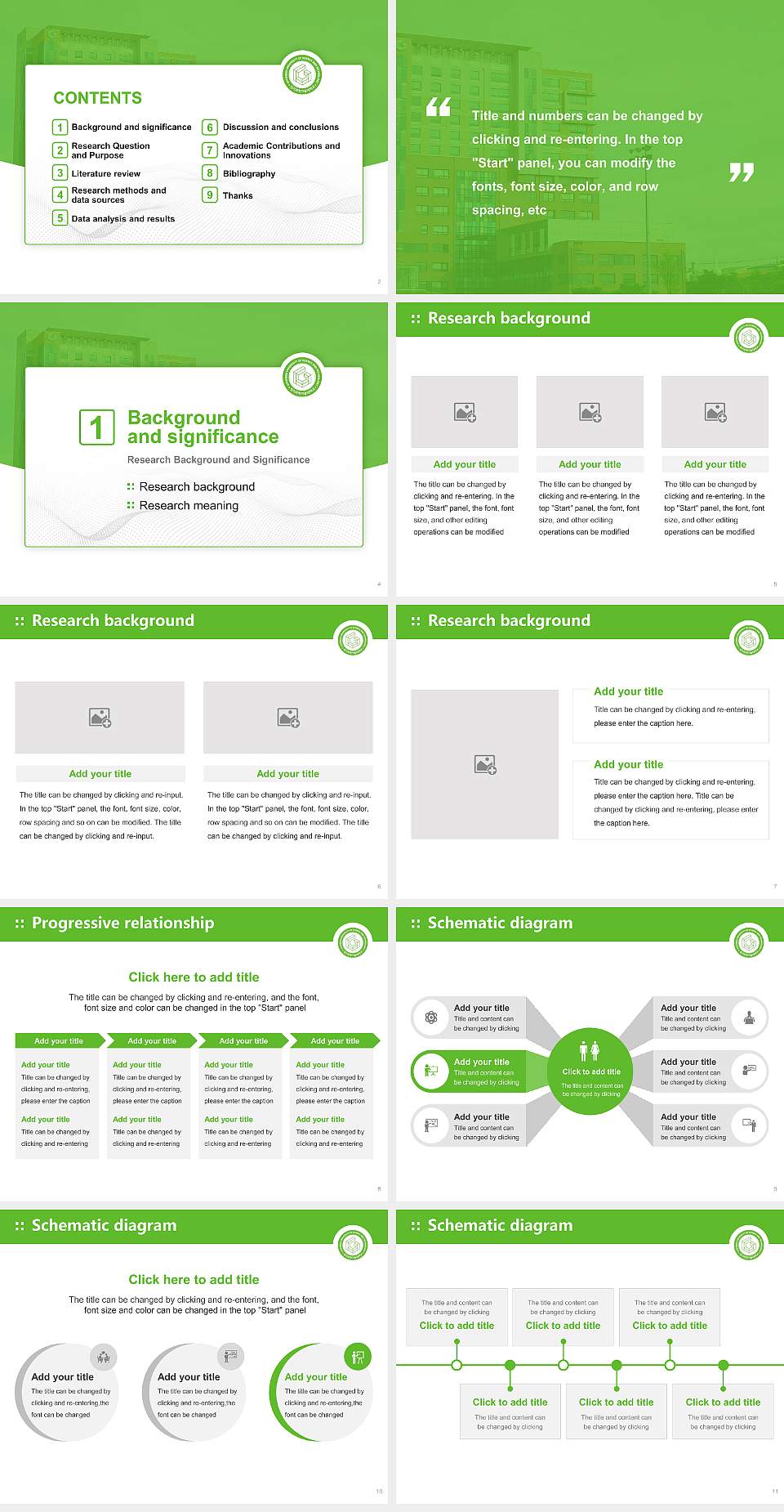 Gyeonggi University of Science and Technology Graduation Thesis Defense PPT Template4:3 ratio PPT effect preview image2