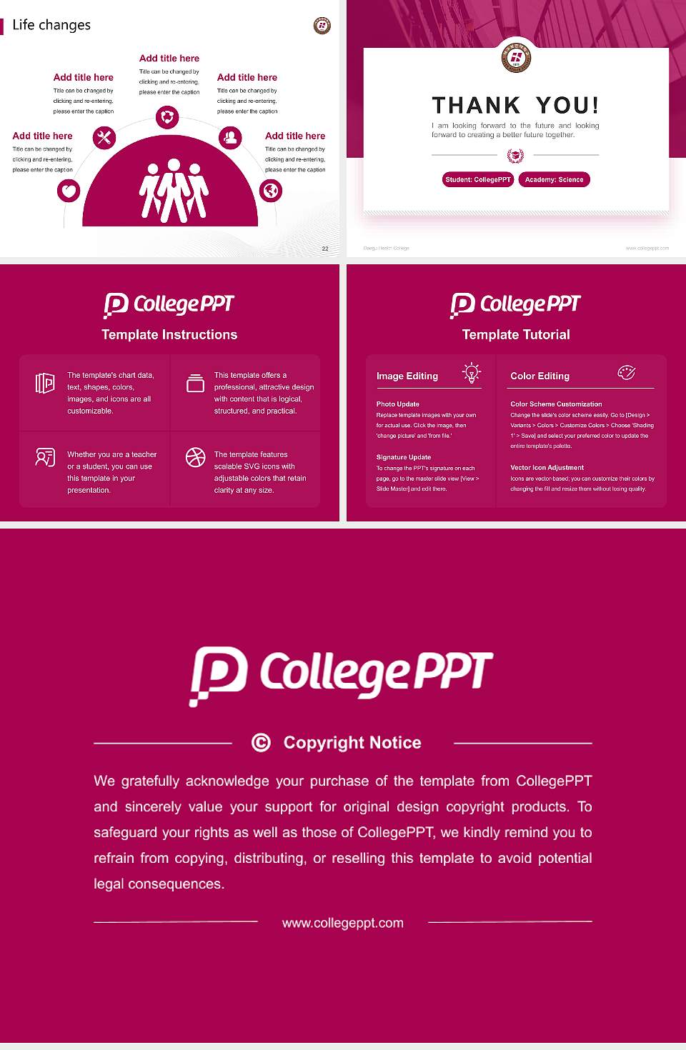 Daegu Health College National Scholarship Defense PPT Template4:3 ratio PPT effect preview image4