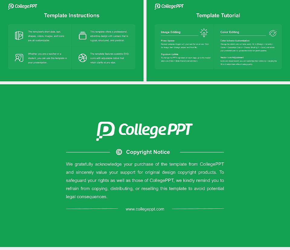 Gangneung Yeongdong University Course/Courseware Creation PPT Template16:9 ratio PPT effect preview image5