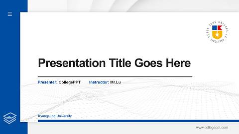 Kyungsung University Thesis Proposal/Graduation Defense PPT Template