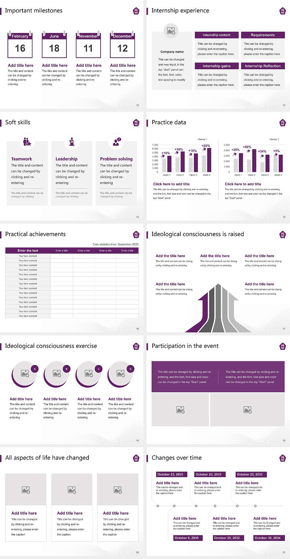 Bishop Grosseteste University National Scholarship Defense PPT Template4:3 ratio PPT effect preview image3