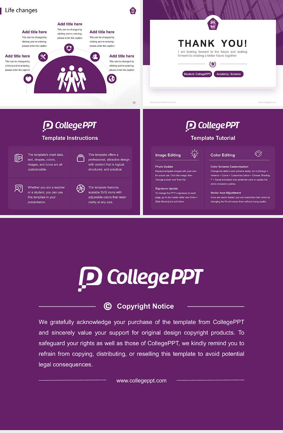Bishop Grosseteste University National Scholarship Defense PPT Template4:3 ratio PPT effect preview image4