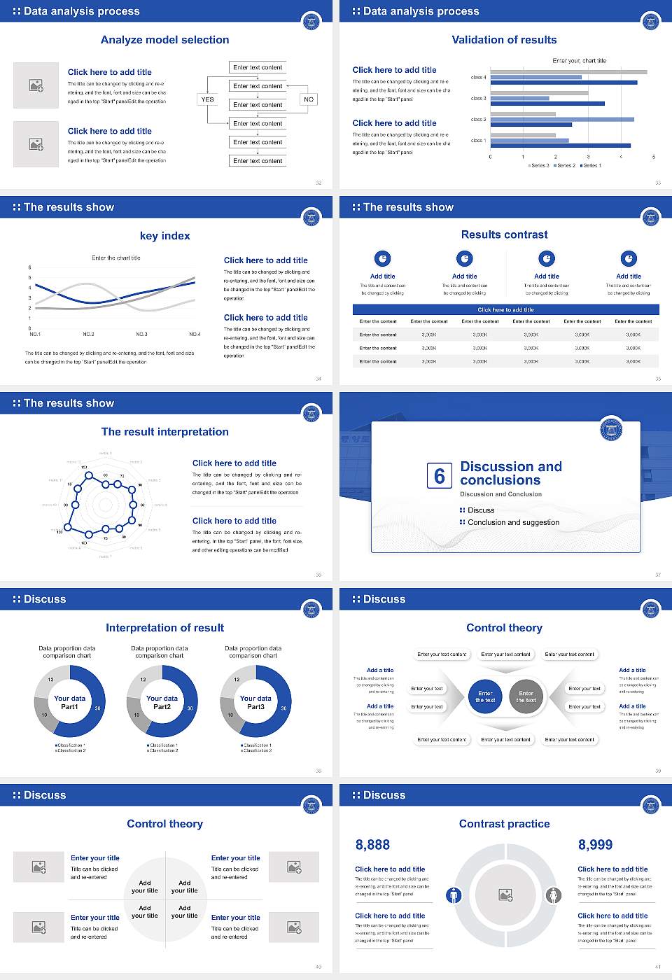 Dongshin University Graduation Thesis Defense PPT Template16:9 ratio PPT effect preview image5
