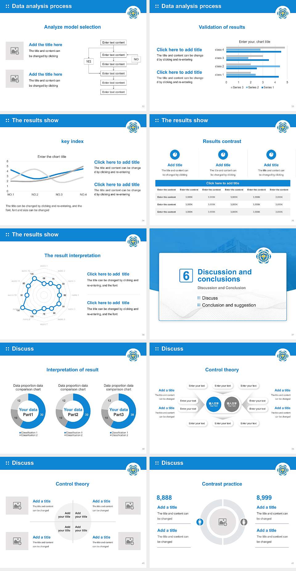 Gwangju Health University Graduation Thesis Defense PPT Template4:3 ratio PPT effect preview image5
