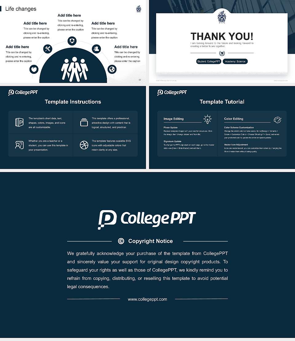 Cardiff Metropolitan University National Scholarship Defense PPT Template16:9 ratio PPT effect preview image4