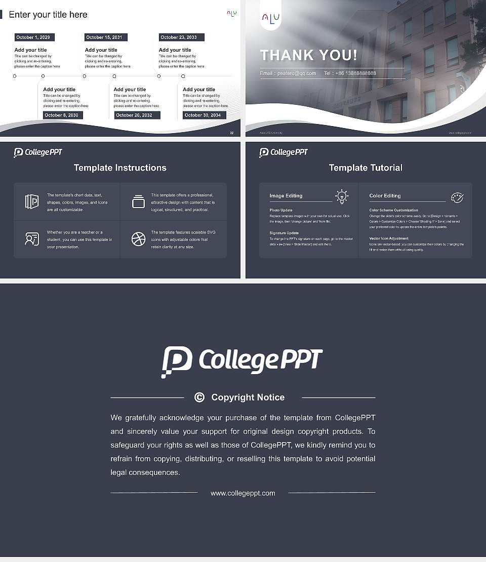 Asia LIFE University Lecture Sharing and Networking Event PPT Template16:9 ratio PPT effect preview image4