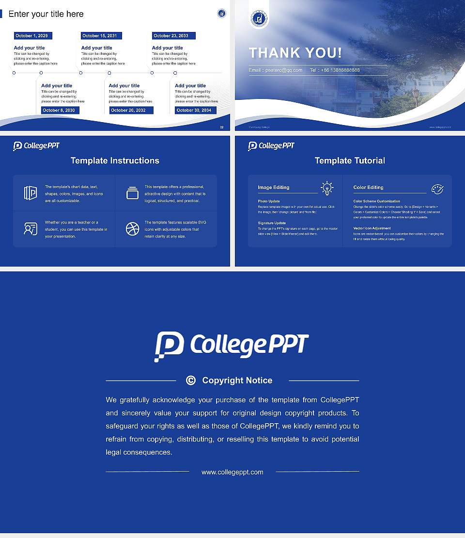 Mun Kyung College Lecture Sharing and Networking Event PPT Template16:9 ratio PPT effect preview image4