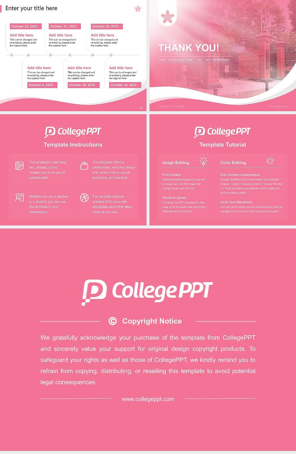 Gakushuin Women’s College Lecture Sharing and Networking Event PPT Template4:3 ratio PPT effect preview image4