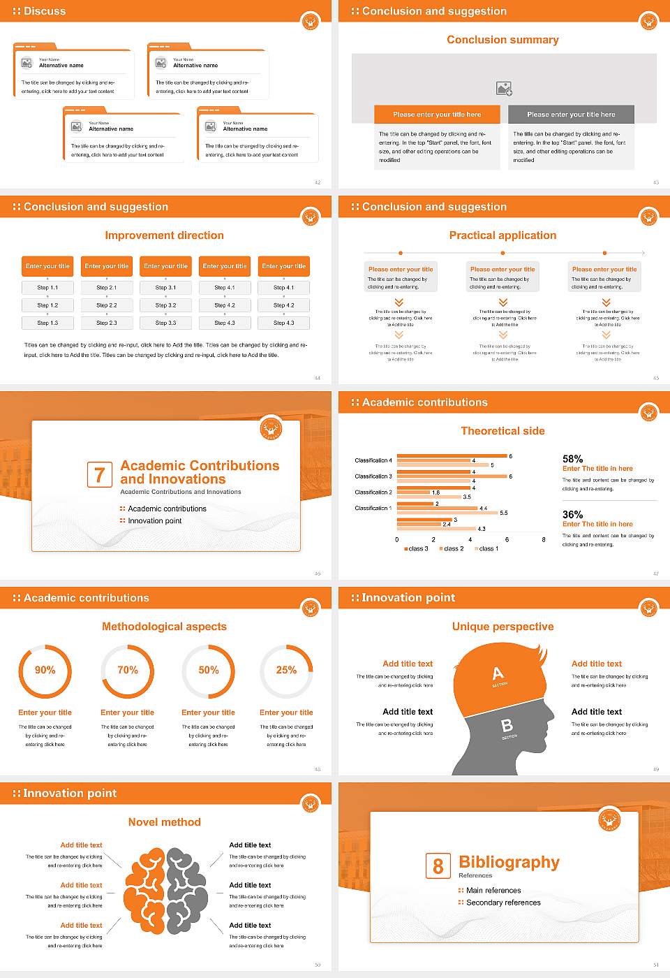 Chinju National University of Education Graduation Thesis Defense PPT Template16:9 ratio PPT effect preview image6
