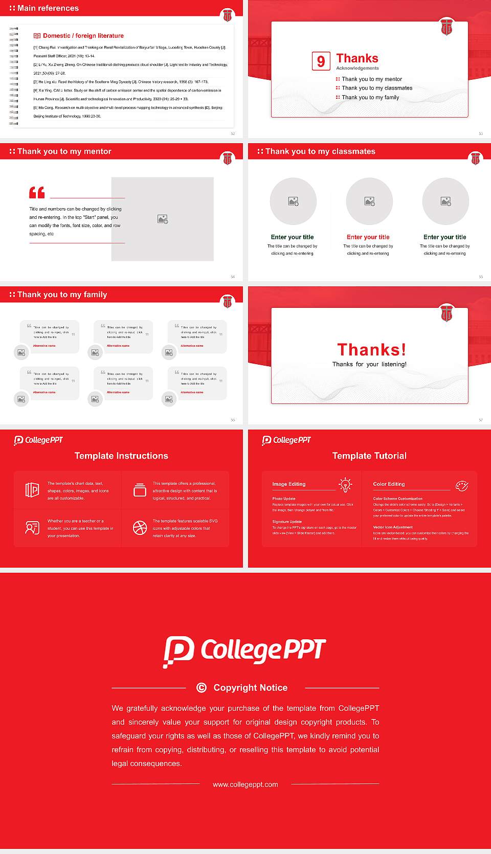 Gwangju Catholic University Graduation Thesis Defense PPT Template16:9 ratio PPT effect preview image7