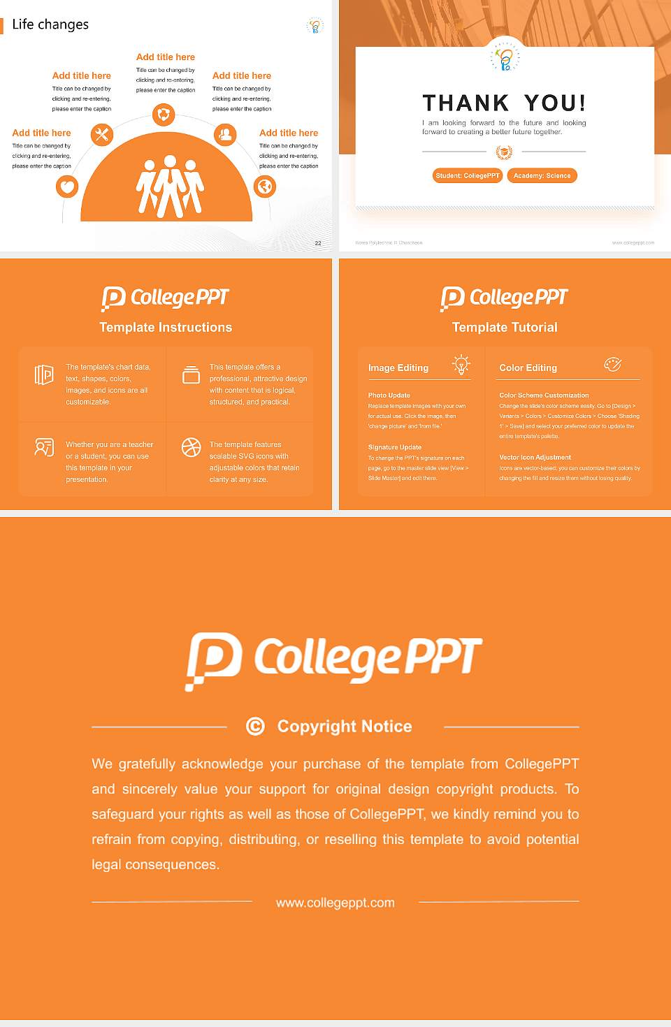 Korea Polytechnic III Chuncheon National Scholarship Defense PPT Template4:3 ratio PPT effect preview image4