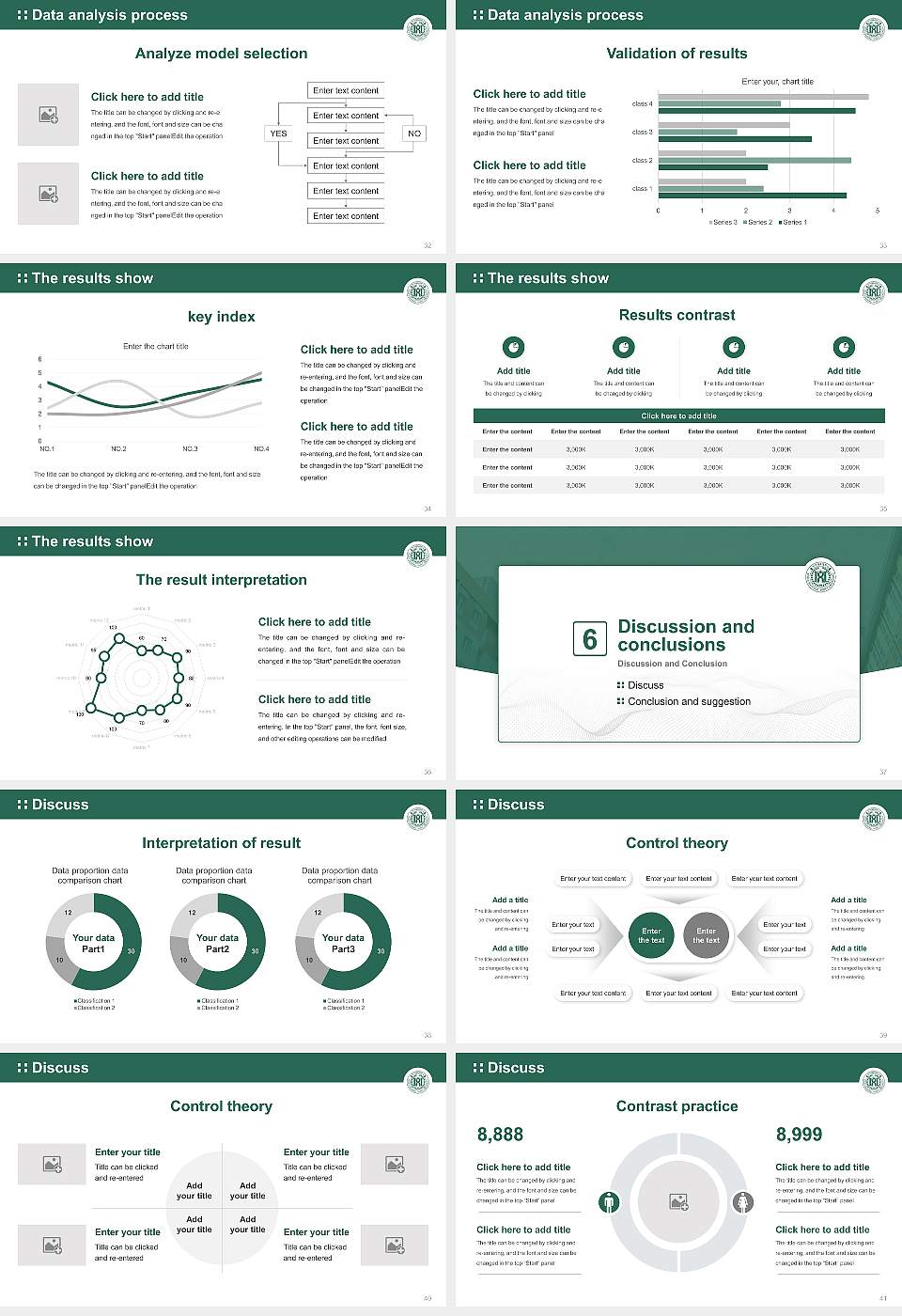 Korea National Sport University Graduation Thesis Defense PPT Template16:9 ratio PPT effect preview image5