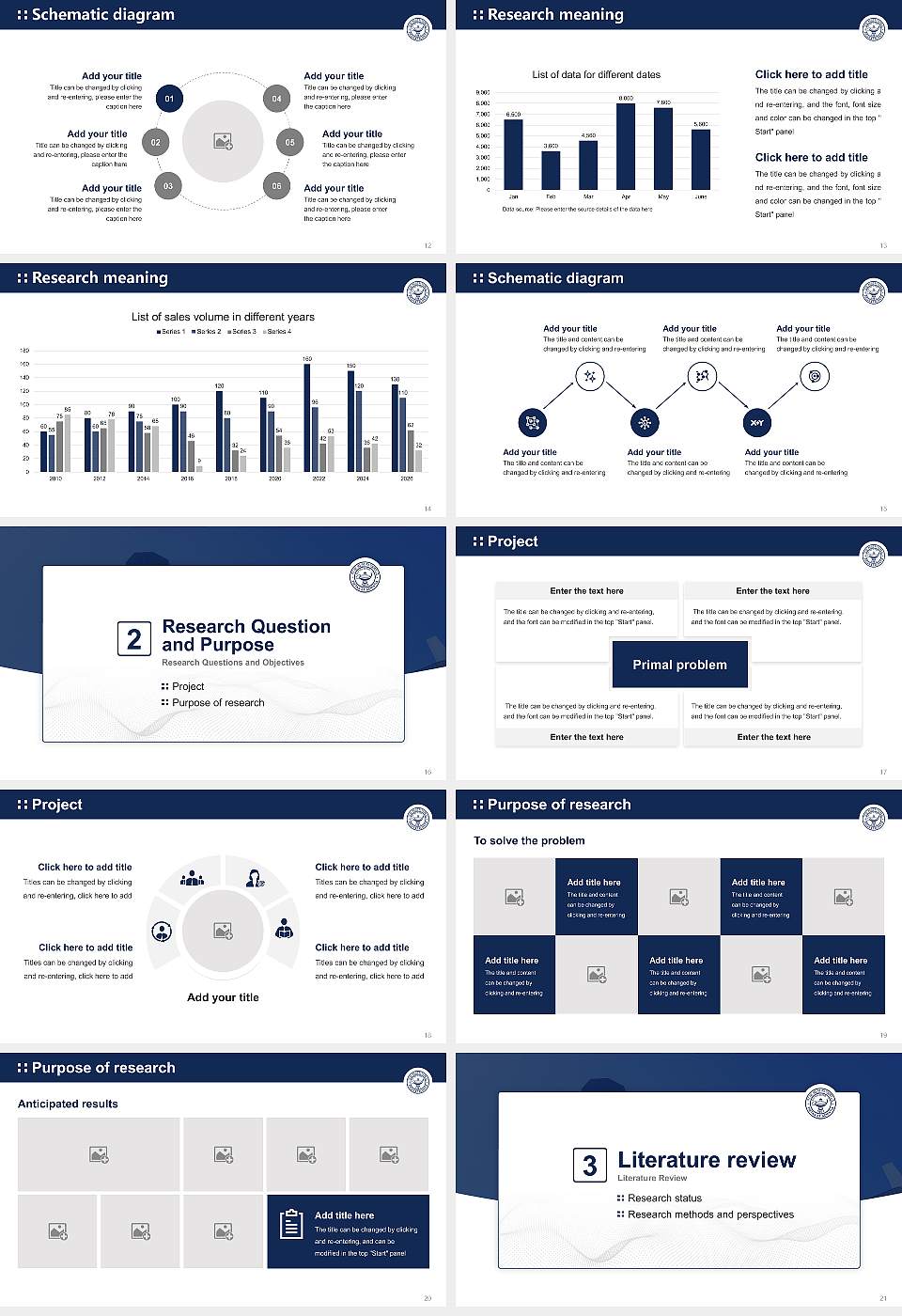 Presbyterian College and Theological Seminary Graduation Thesis Defense PPT Template16:9 ratio PPT effect preview image3