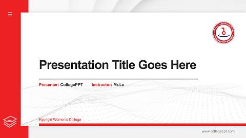 Kyungin Women’s College Thesis Proposal/Graduation Defense PPT Template