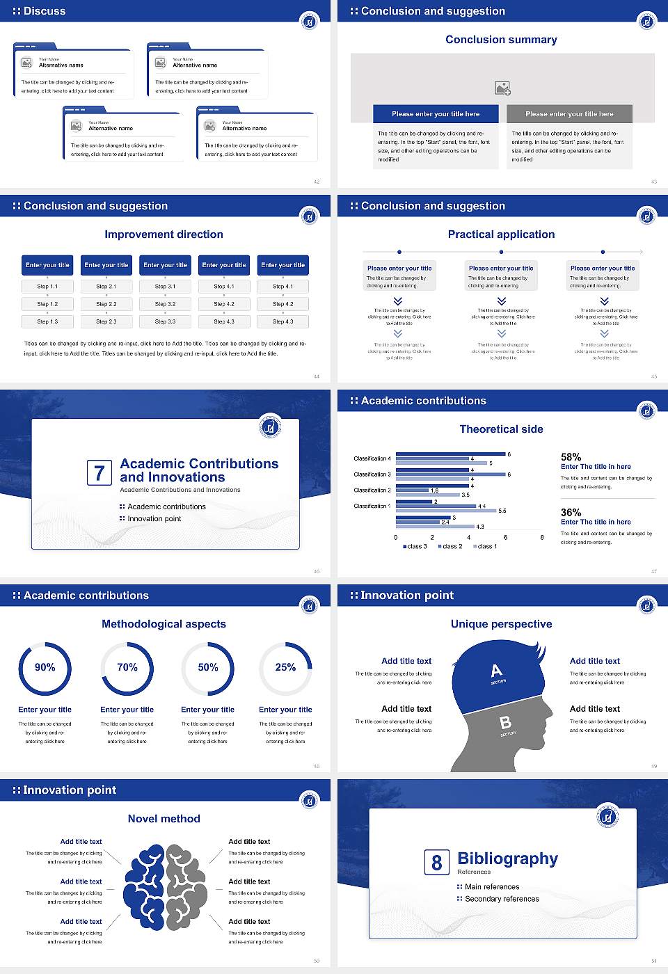 Mun Kyung College Graduation Thesis Defense PPT Template16:9 ratio PPT effect preview image6