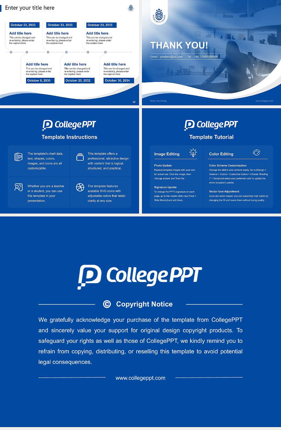 Busan Arts College Lecture Sharing and Networking Event PPT Template4:3 ratio PPT effect preview image4