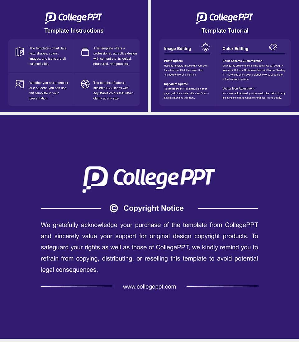 Busan Kyungsang College Course/Courseware Creation PPT Template4:3 ratio PPT effect preview image5