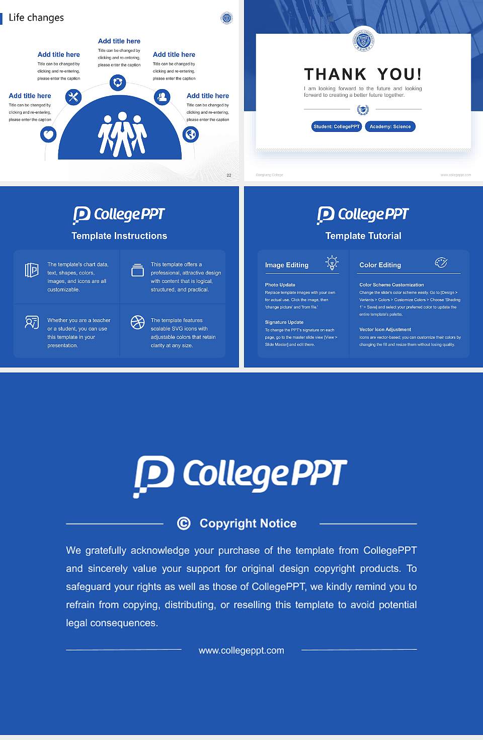 Dongkang College National Scholarship Defense PPT Template4:3 ratio PPT effect preview image4
