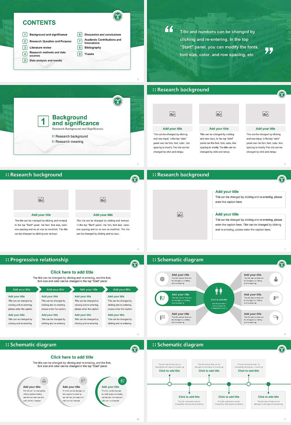 Gongju National University of Education Graduation Thesis Defense PPT Template16:9 ratio PPT effect preview image2