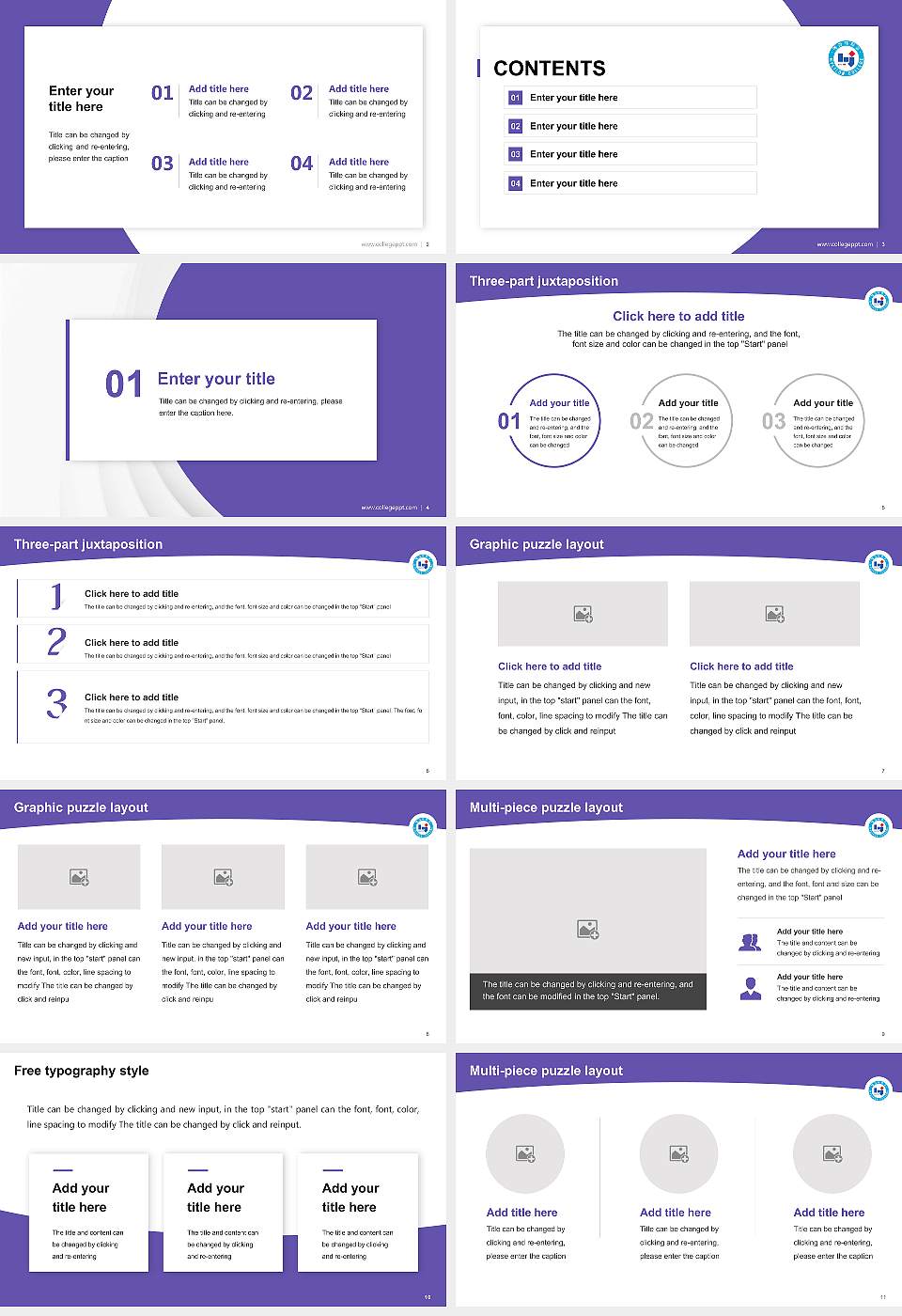 Hyejeon College Academic Presentation/Research Findings Report PPT Template16:9 ratio PPT effect preview image2