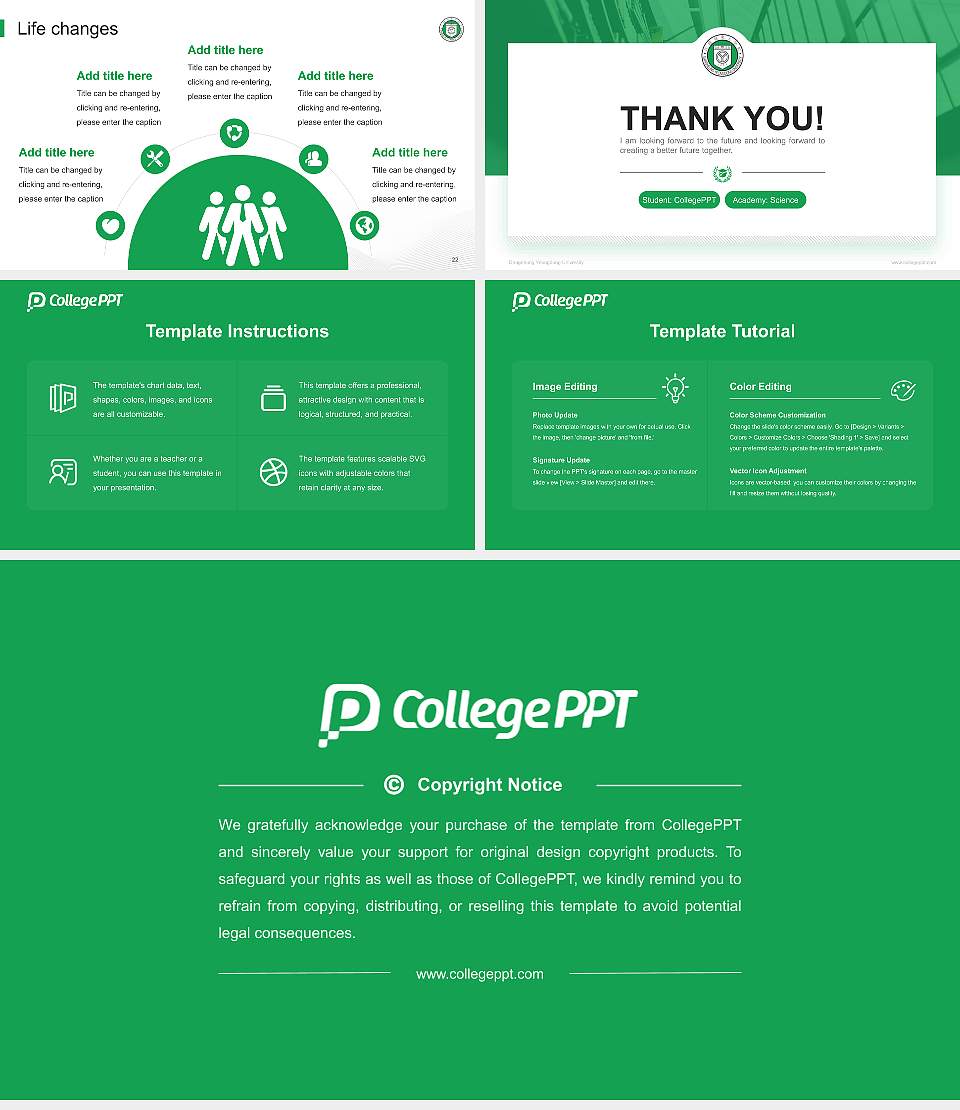Gangneung Yeongdong University National Scholarship Defense PPT Template16:9 ratio PPT effect preview image4