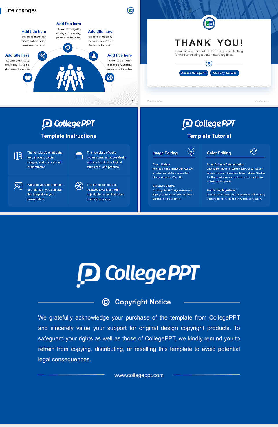 Choonhae College National Scholarship Defense PPT Template_Slide preview image4